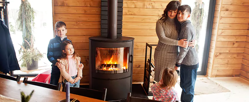 Morso Cast Iron Fireplace Insert Installation in Vincent, California